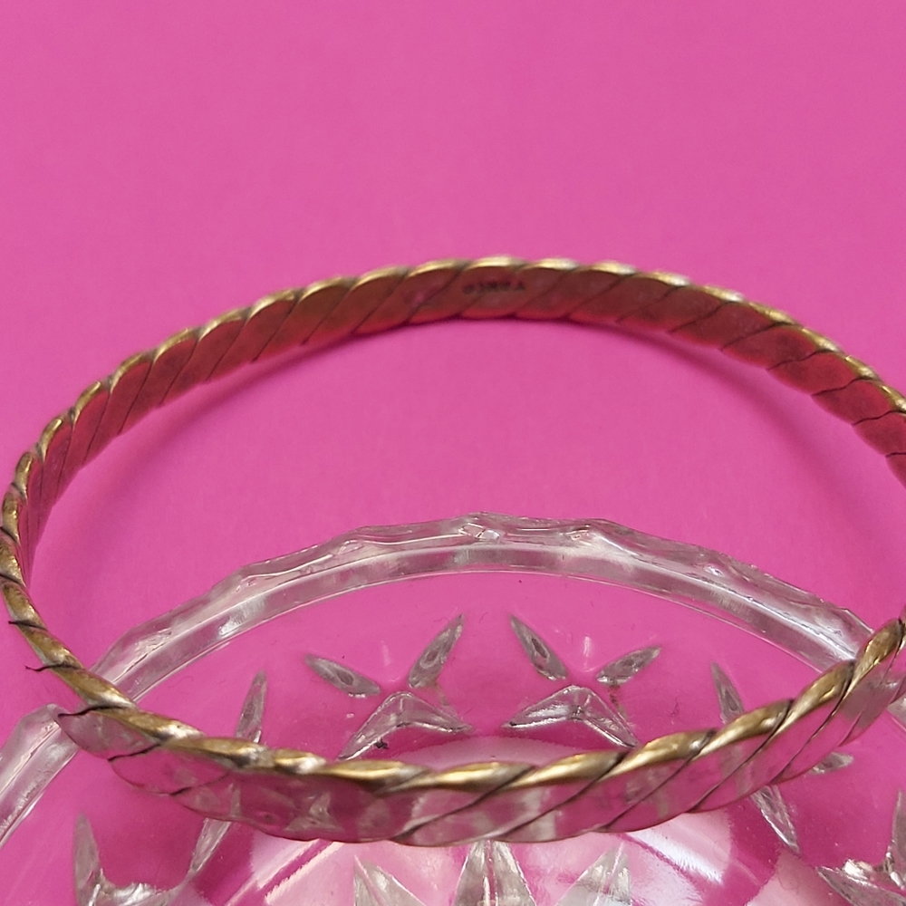 Vintage Silver Bangle Bracelet Stamped Taxco 925